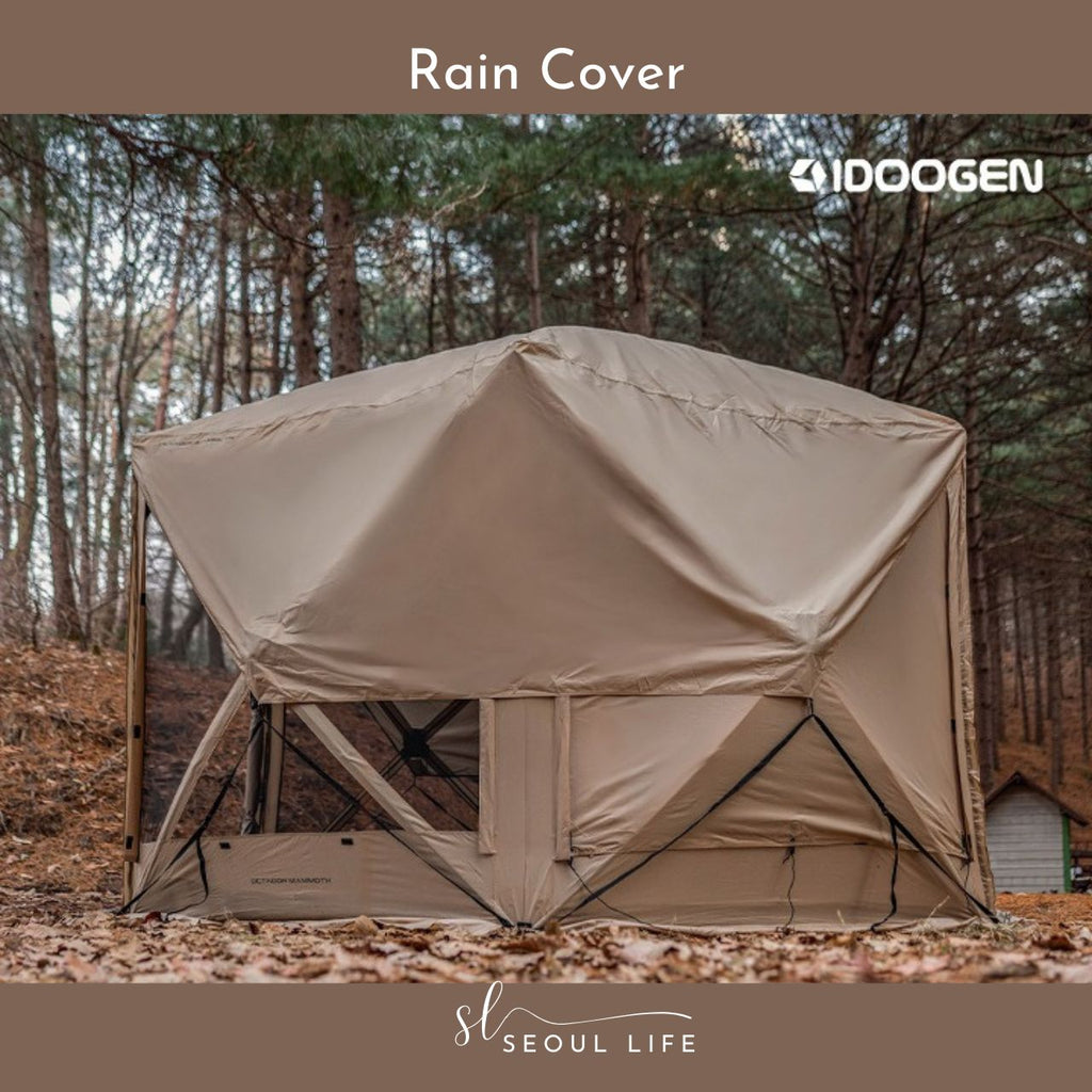 [IDOOGEN] Octagon Mammoth One-touch Tent Shelter, Tan Color. Camping Gear -  SeoulLife