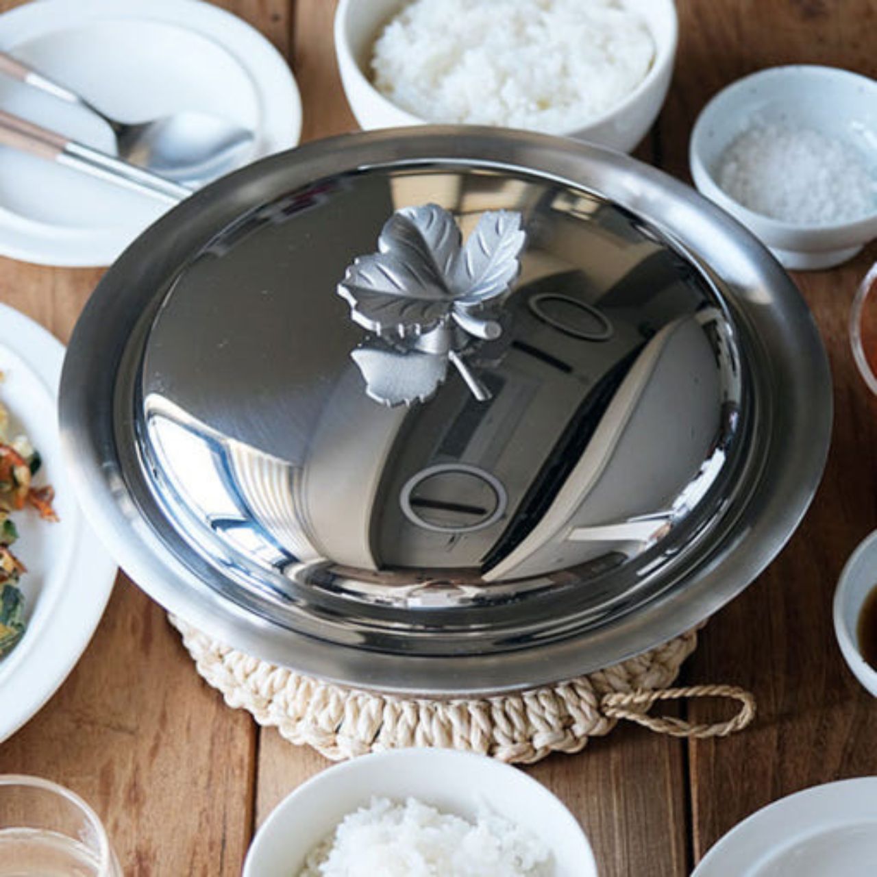 [finnilo] 316Ti 5-ply stainless gourmet stew pot (Maple)