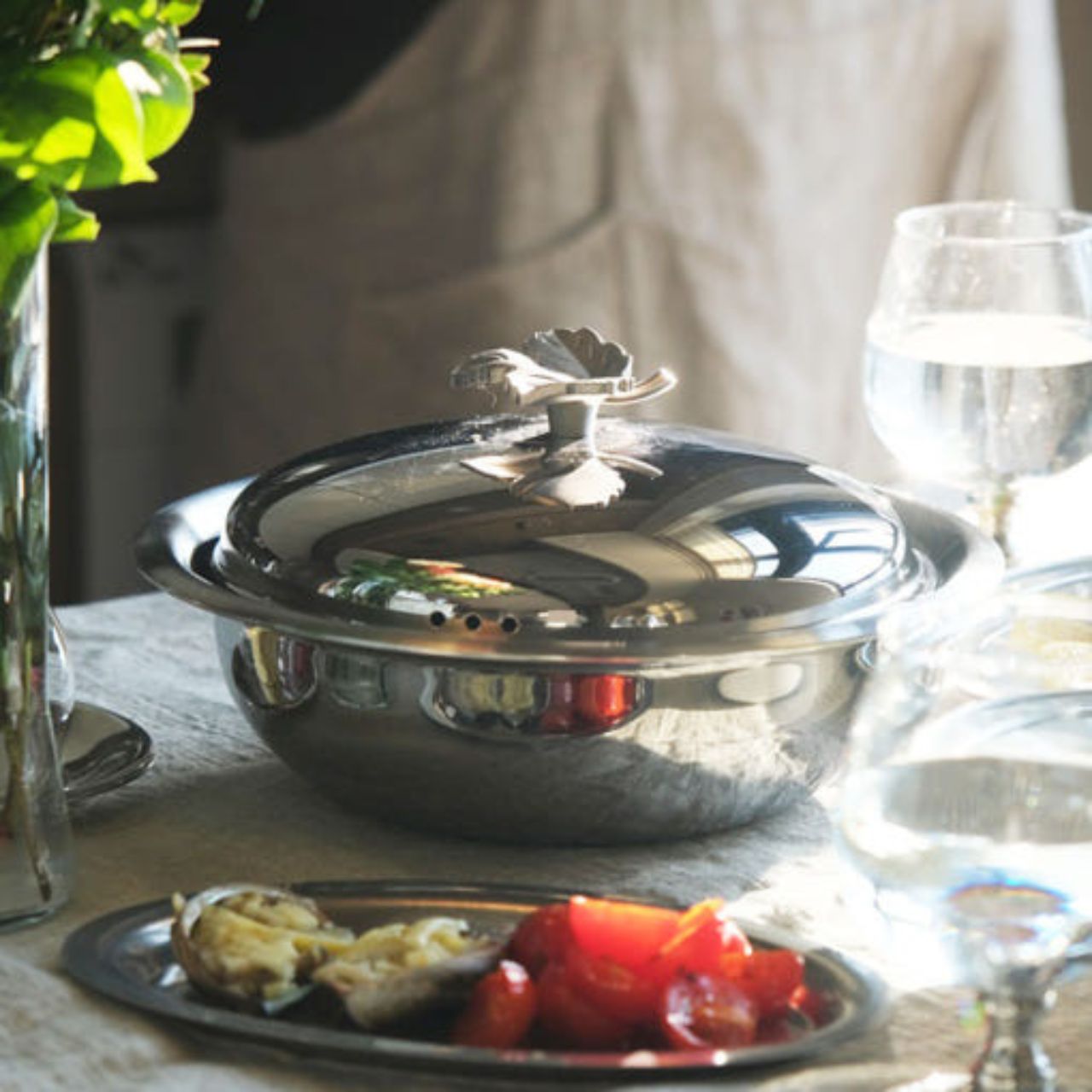 [finnilo] 316Ti 5-ply stainless gourmet stew pot (Maple)