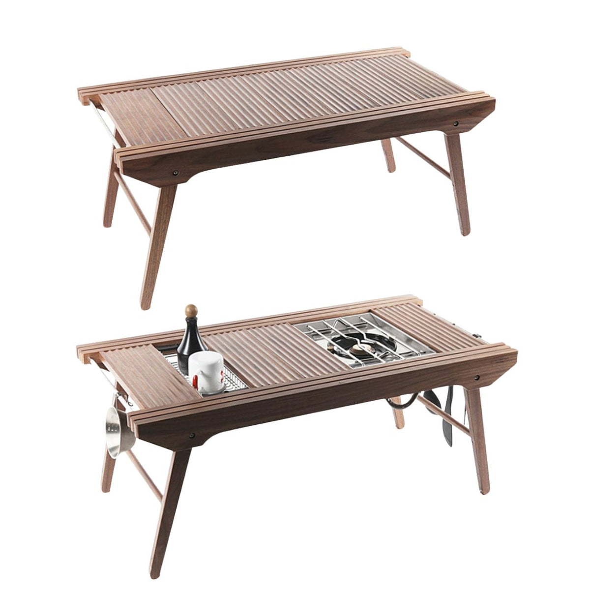 [Machen] Versatile Modular Wooden Camping Living Table