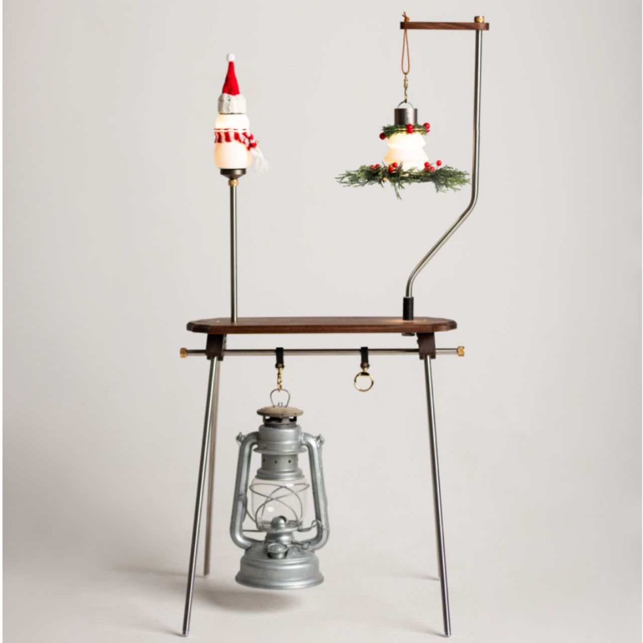 Shahrazad] Handcarfted Wood lantern hanger stand/ Table/ Shelf