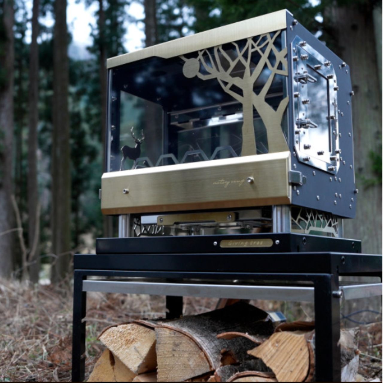 [Victory Camp] Giving Tree Square Camping Wood Stove