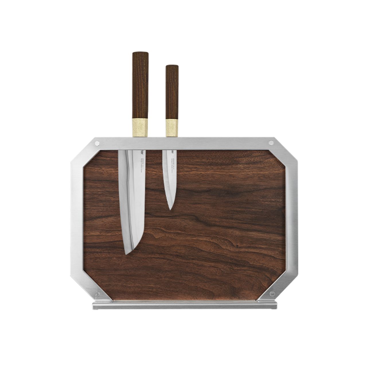 [Heriter] Premium Signature Knife Chopping board with Steel Stand