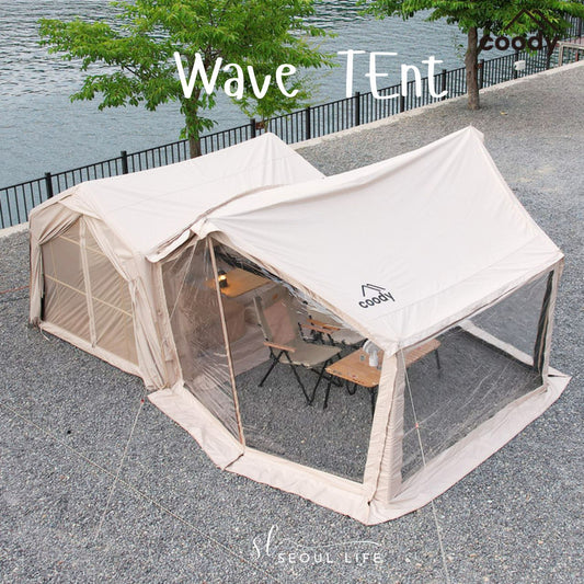 [Coody] Accessory parts for One Touch Air Tent Wave, Beige Color