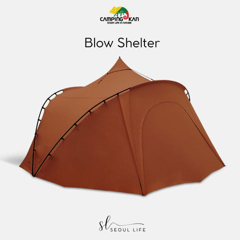 *Campingkan* Blow Shelter, 4-5 people, all-season, extendable tent for camping rental