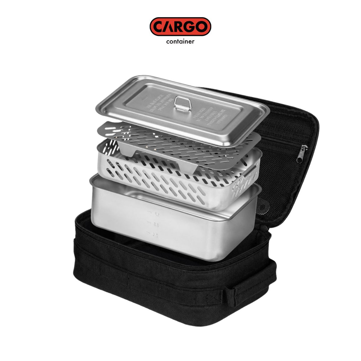 [Cargo Container] All-in-One Outdoor Camping Master Mess Kit Cookware Set