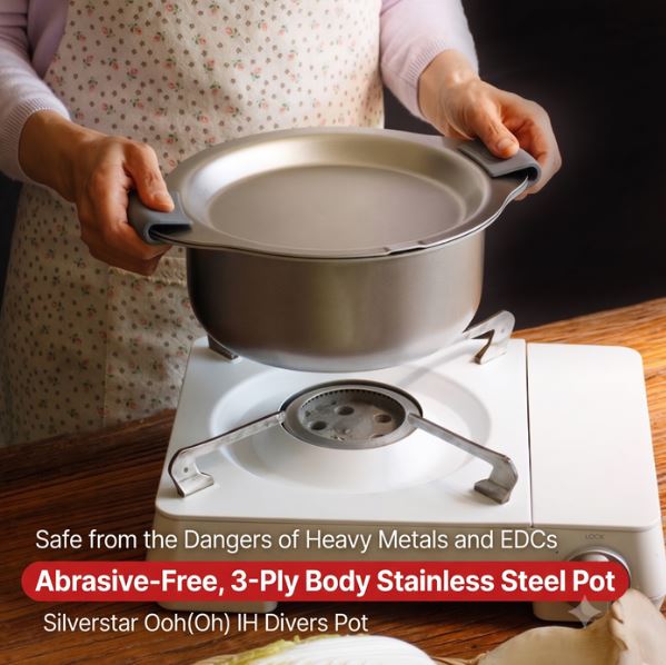 [Silverstar] 316 STS Stainless Pot & Lid Set