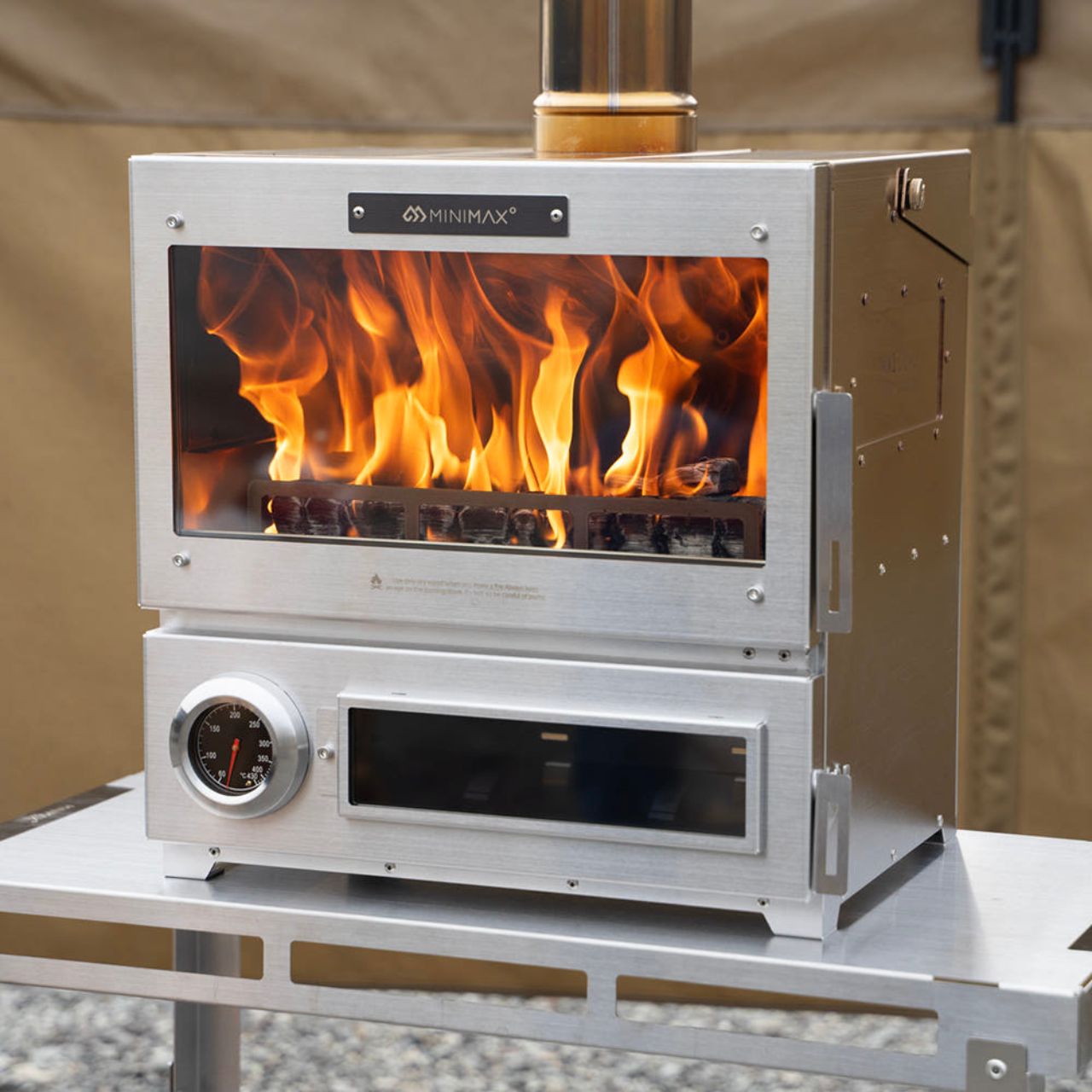 [Minimax] *Pre-order* MX1 Duel Oven, Two-in-One Camping Wood Burning Stove & Oven