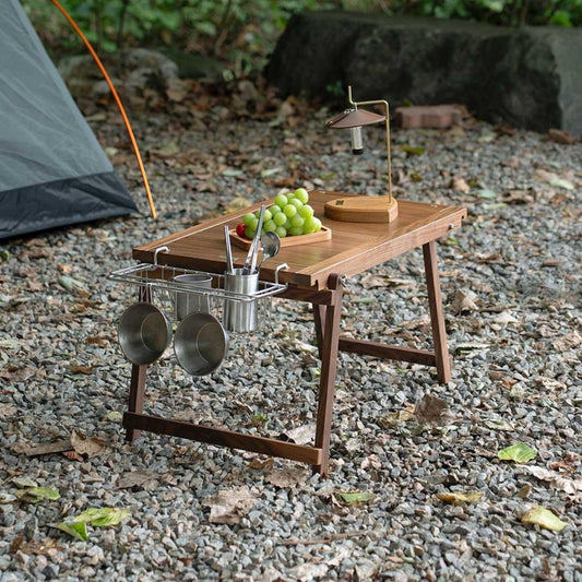 [Tesup] *Brote Table* Handcraft Extendable  Wooden Folding Camping Table