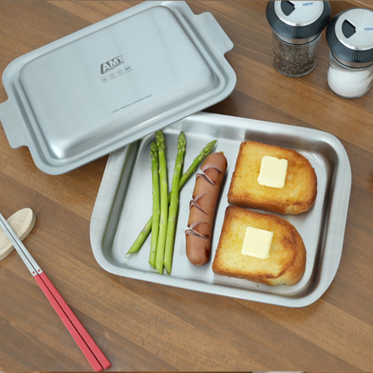 [AMT] 316Ti Premium Multi-function Stealth Roast Pan Set