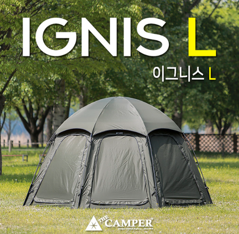 * The CAMPER* IGNIS L Shelter & Dome Tent, New Version good for camping