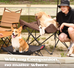 Camping Outdoor Chair & Bed for dogs or cats/ Scratch-Resistant Fabric & Thick Filling and Cozy Rest for Pets