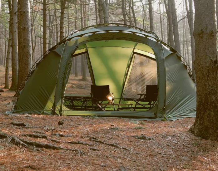 *Urbanside* Cephalo Dome Shelter Tent, Ultralight 4.2m Height Dome, 40D Nylon Silicone Coating. Camping Rental