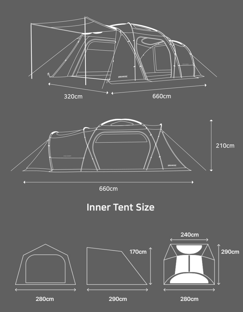 *Urbanside* Star Chaser MAX Living Shell Camping Tent