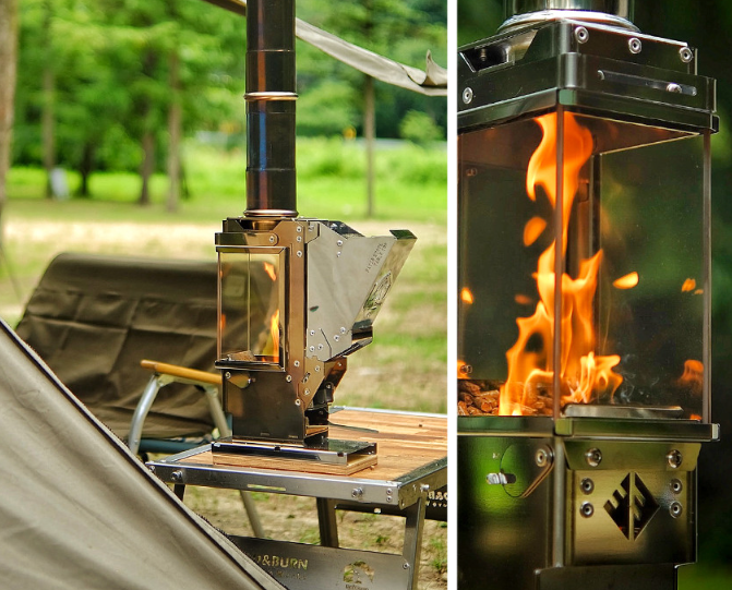 *Wood&Burn* Patio Stove TT for Outdoor Camping Pellet Burning.