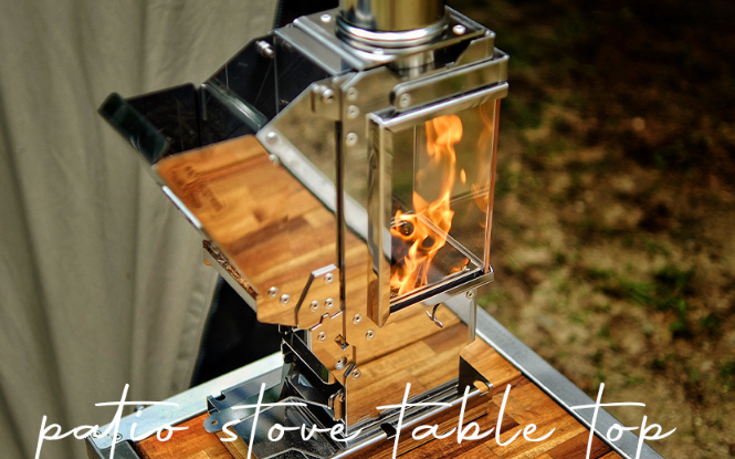 *Wood&Burn* Patio Stove TT for Outdoor Camping Pellet Burning.