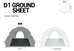 Vestibule tent & Ground sheet for *Polaris* D1 PRO dome tent. Outdoor Camping