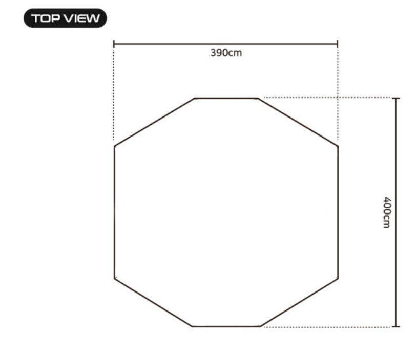 Vestibule tent & Ground sheet for *Polaris* D1 PRO dome tent. Outdoor Camping