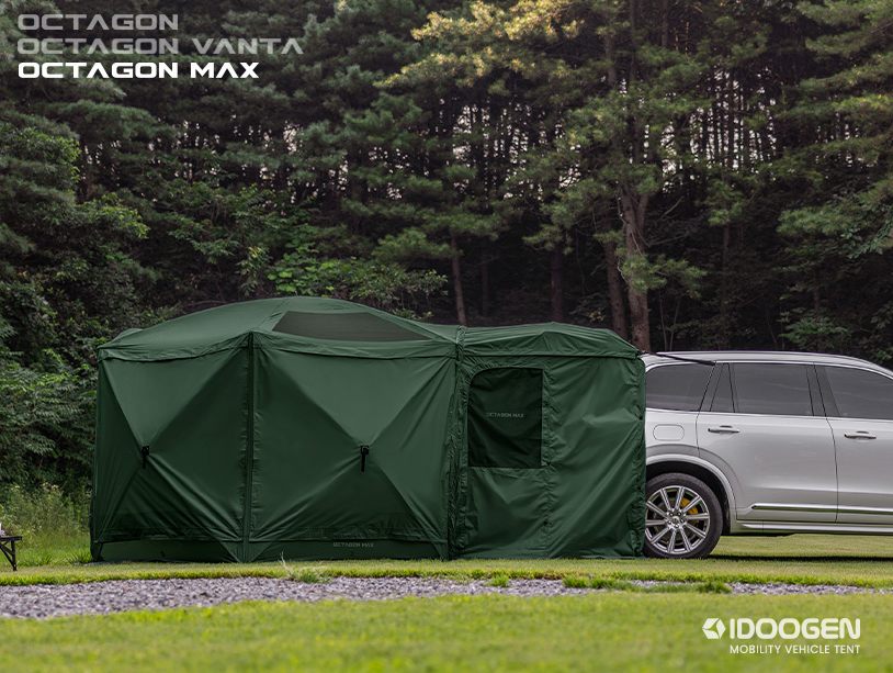 *Idoogen* Octagon MAX  Car Docking Tent & Vestibule Tent ( Included Inner tent). Camping Gear