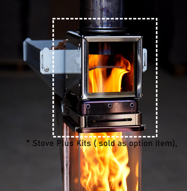 *Wood&Burn* Patio Stove TT for Outdoor Camping Pellet Burning.