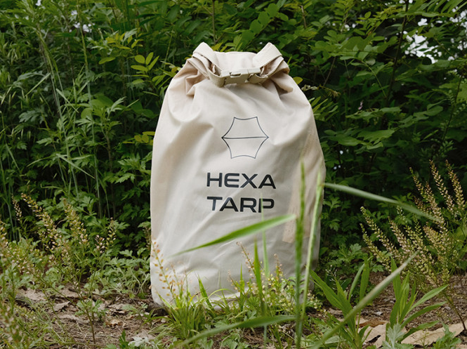 *Polaris" New Hexa Tarp & 2 Premium Pole set