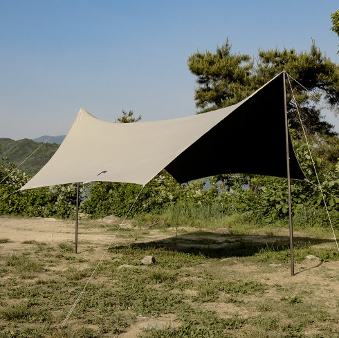 *Polaris" New Hexa Tarp & 2 Premium Pole set