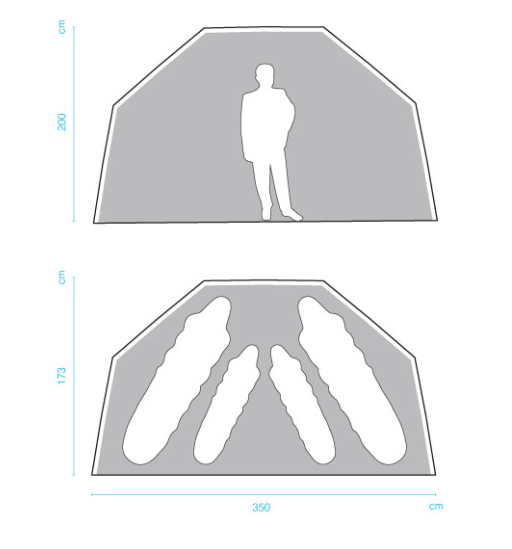 *Helinox* Inner tent for Nona dome 4.0 tent/ Genuine Helinox items & Direct shipping from authorized dealers in Korea.