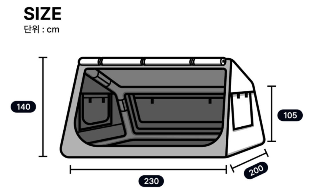 [AirNok] 4.6 Cube Air Tent for 2-3 persons