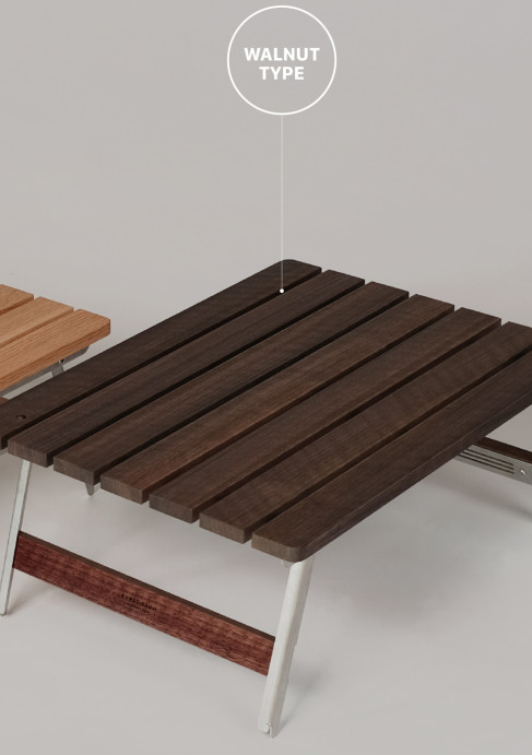 [Kunst Baum] Multi-Purpose Compact Camping Wood Table