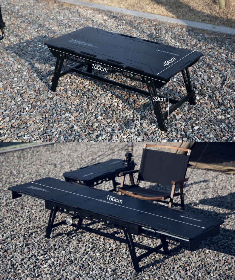 [On-U Life] My Own Sliding Camping Table, Wood Folding Table