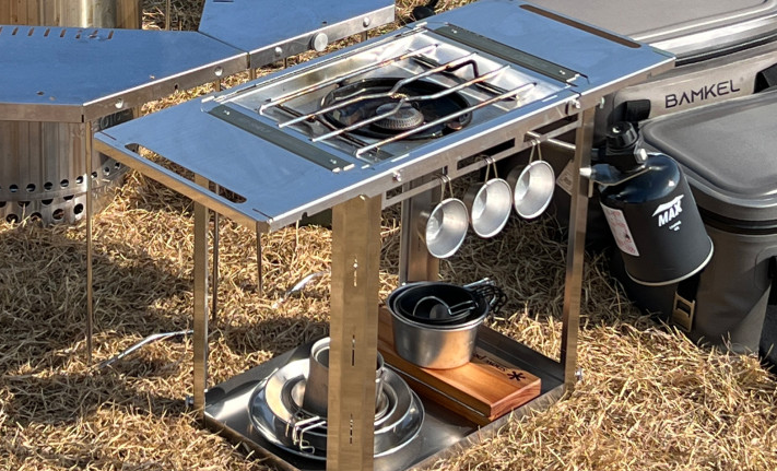 [MINIMAX] Standing Table for MX5 & MX7 Stoves, Foldable IGT Shelf Table