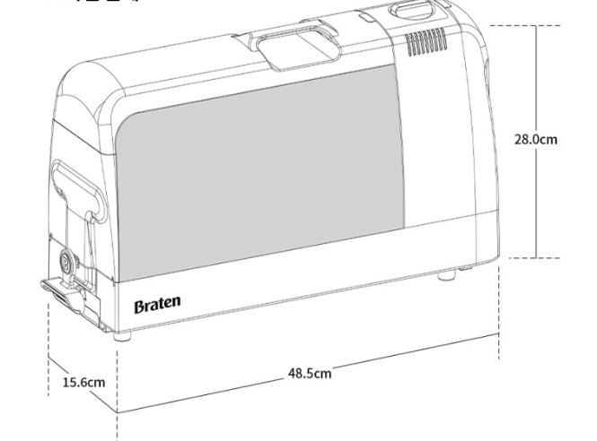 [Braten] BBQ Grill, Foldable Gas Grill Set