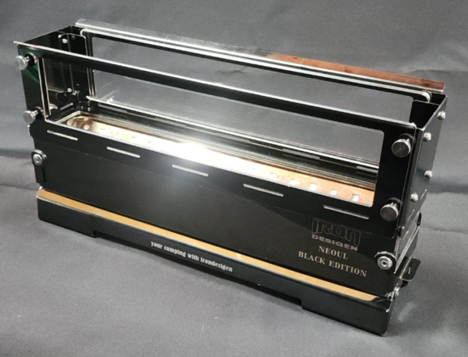 [Iron Design] Neoul Black Edition Indoor & Outdoor Ethanol Fire Stove