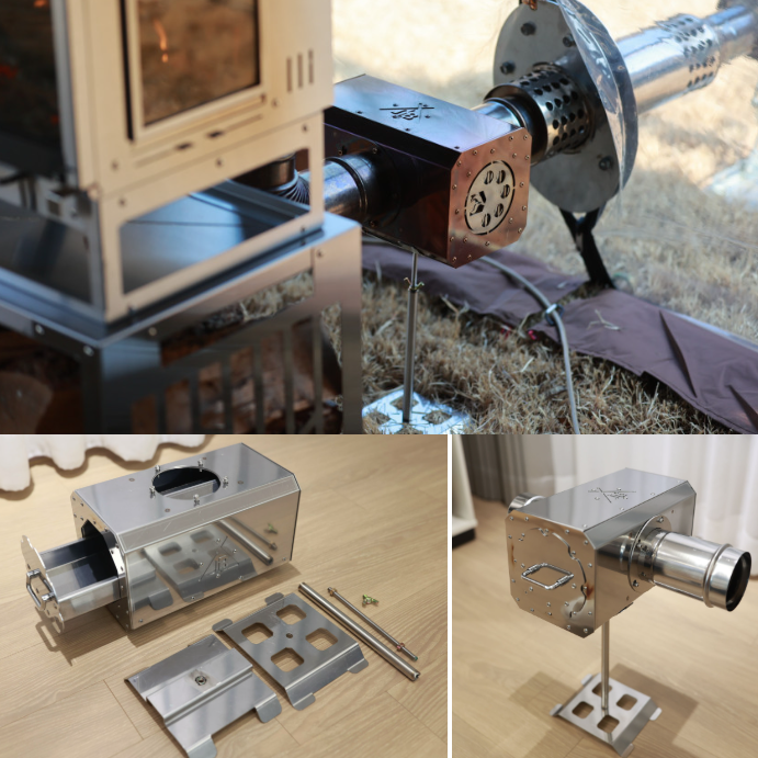 [JB Camping] Solo Oven, Mini Oven for Wood Burning Camping Stove