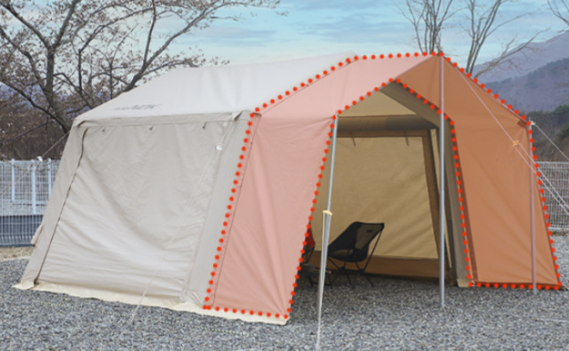 [Airnok] 8.0T Alpha Cube Lightweight Air Tent, Shelter