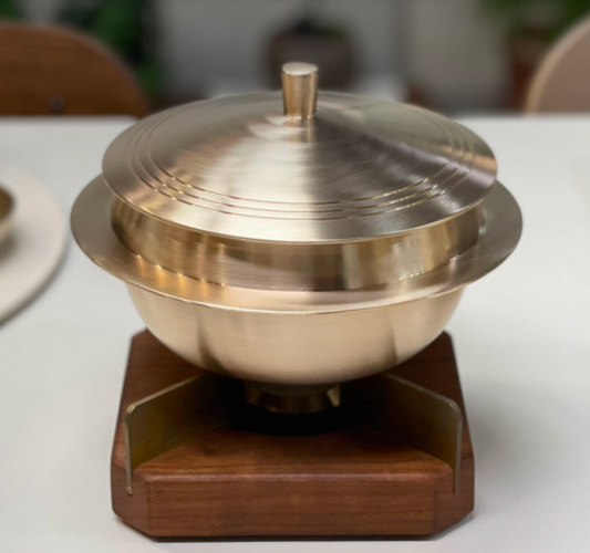 [Urinot] Traditional Korean Brassware Stew Pot, Rice Pot