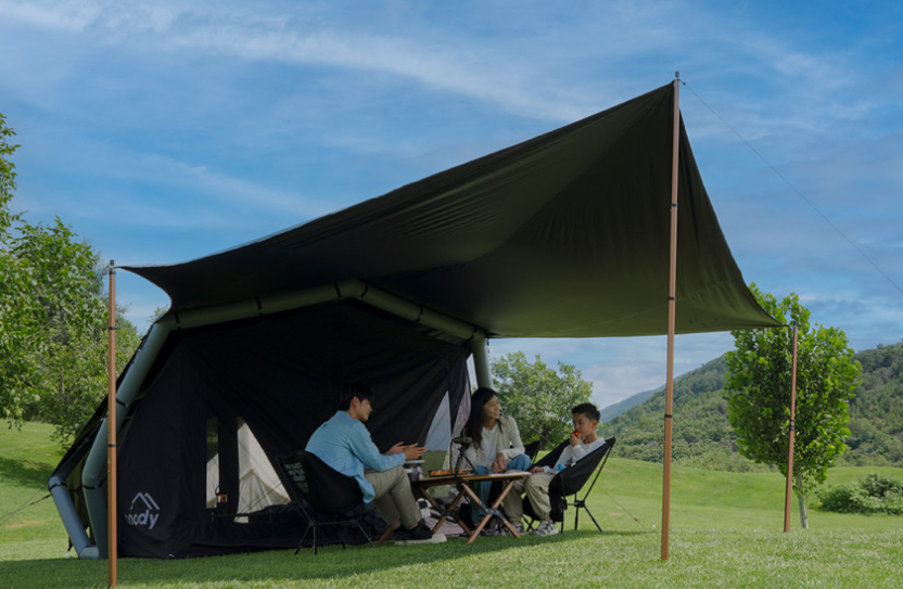 [Coody] Havena Air Tent, Family Tent with Extended Tarp