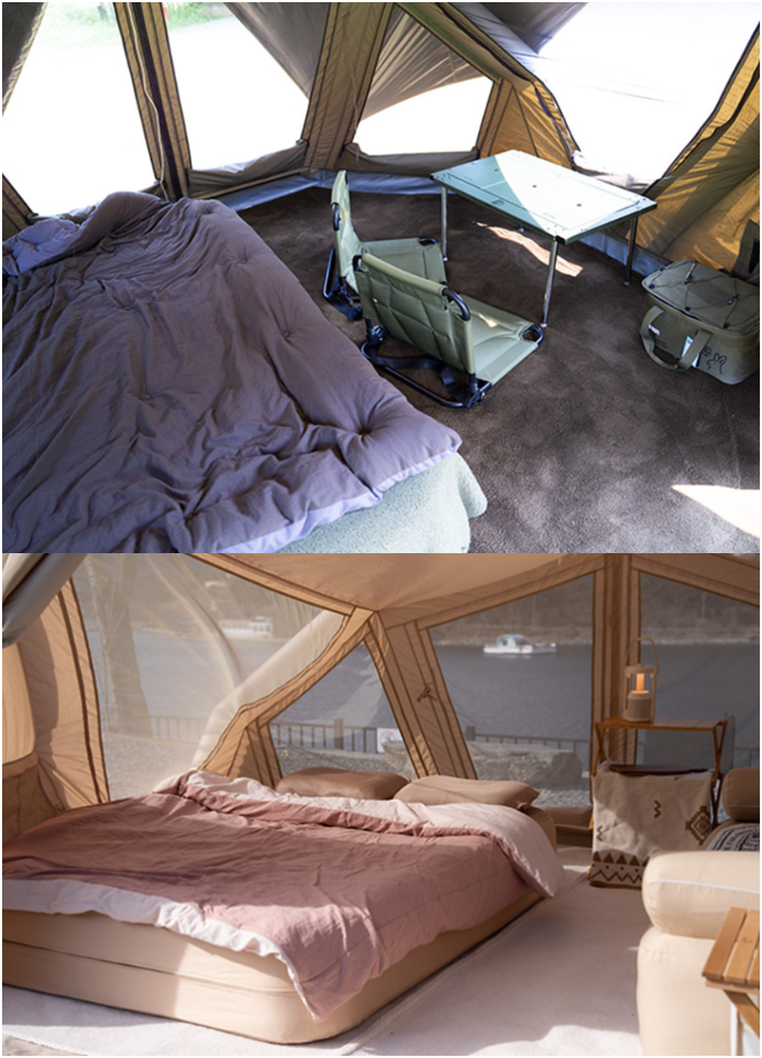 [Coody] Havena Air Tent, Family Tent with Extended Tarp