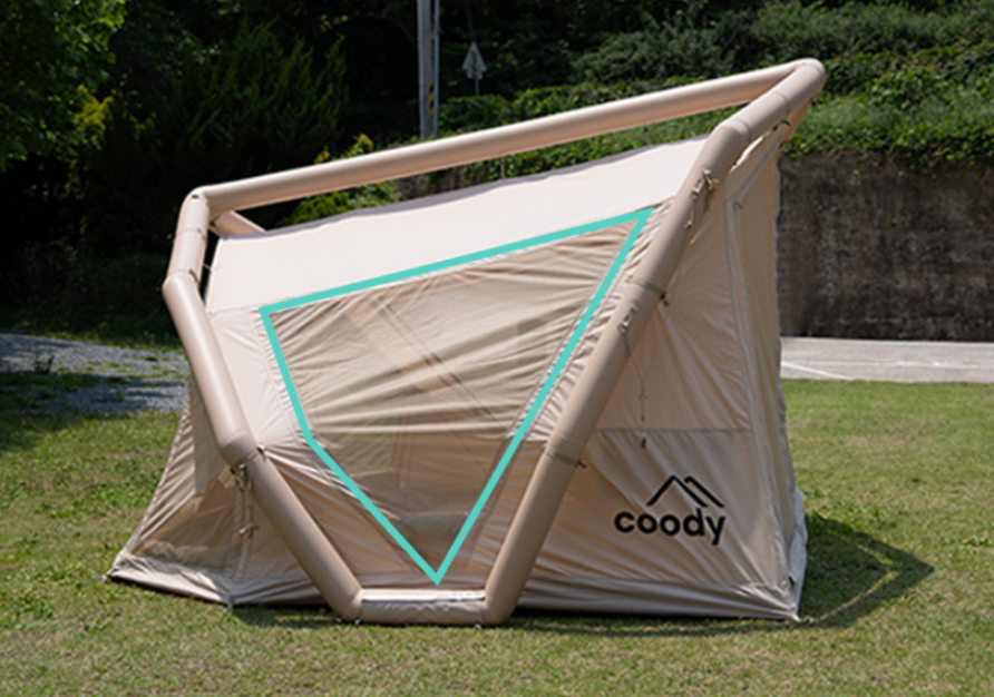 [Coody] Havena Air Tent, Family Tent with Extended Tarp