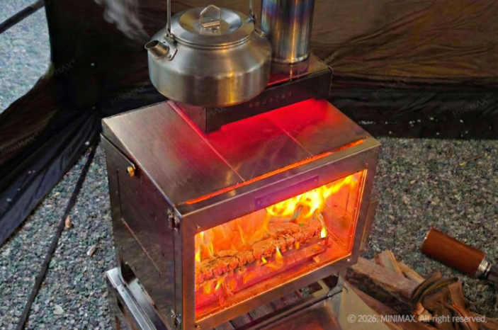 [Minimax] Minimax MX1＆MX9コンパクト薪ストーブ用ブースター