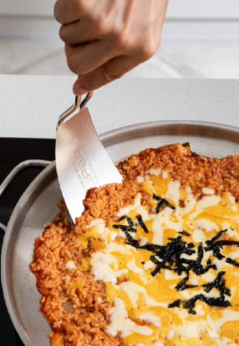 [カリタス] 304ステンレス グリドルパン 高ドーム蓋 スチームプレート付き