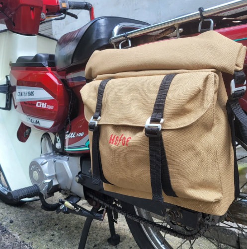 *[HIDE OFF] 片側バイクバッグ3色