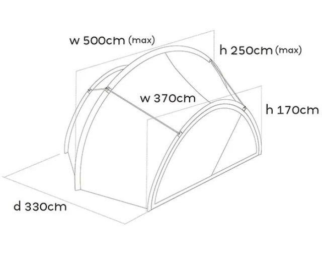 [Tenter] Sメッシュテント、サマーシェルター
