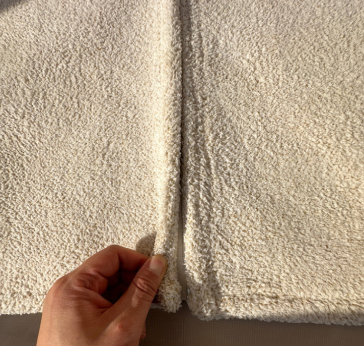 COODY Havena Air Tent用カーペットセット、アイボリー＆ダークカーキカラー