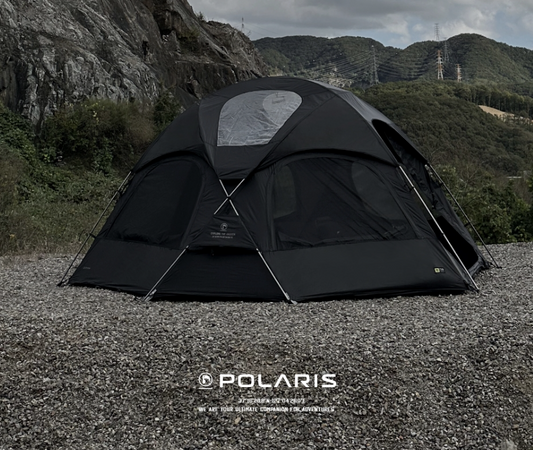 [Polaris] D1 Prime Dome Shelter & Tent for 3-4 people, Black Color