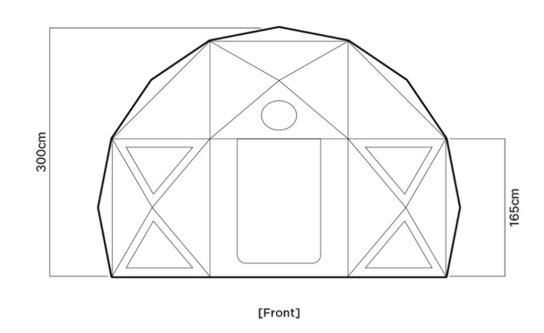 [OBTN] BASE-X Dome Tent for 5-6 People