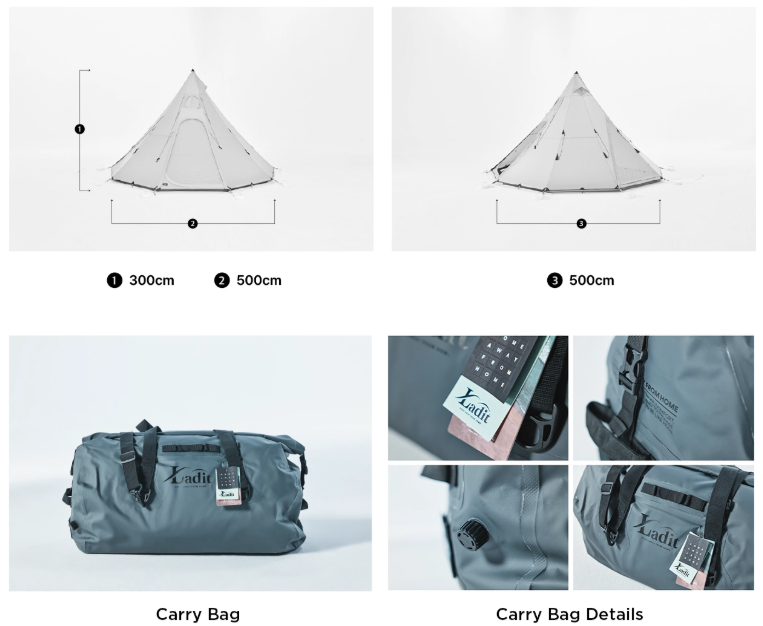 [Ladit] Lexicon Tipi Tent for 4P