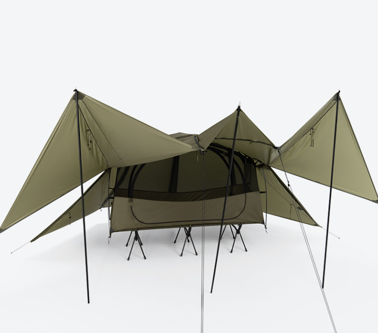 [Helinox] High Tarp Fly for Tactical Cot Tent Solo, Military Tan Color