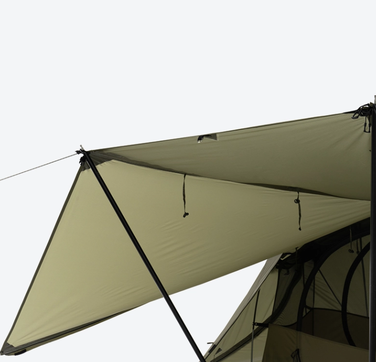 [Helinox] High Tarp Fly for Tactical Cot Tent Solo, Military Tan Color