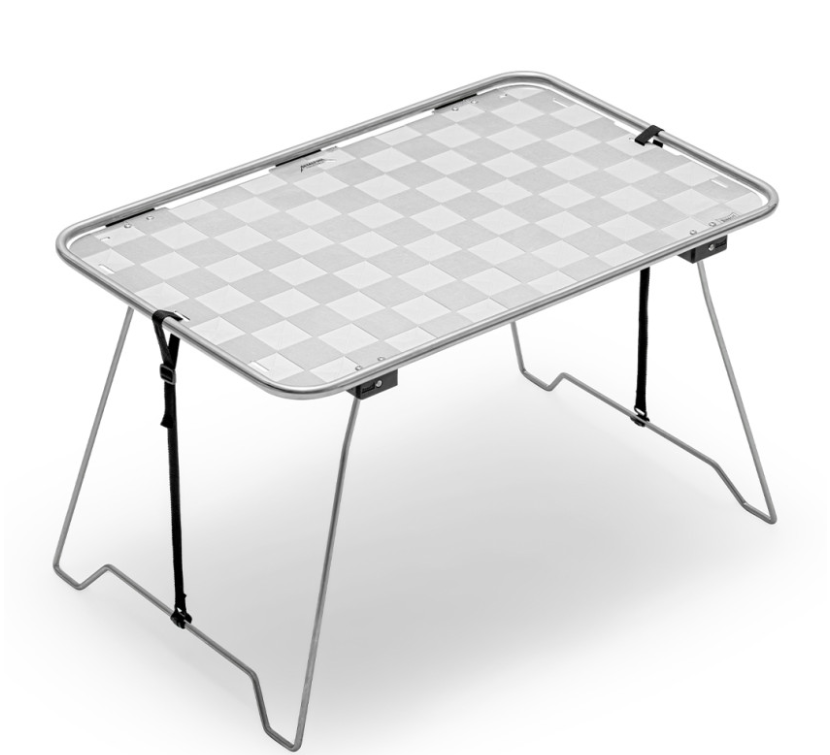 [Hideoff] Metal Tube Checker Board & Chrome Series 2P Table